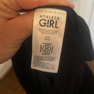 Athleta Girl Black Leggings